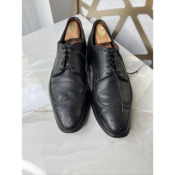 Allen Edmonds Stuttgart Black Wingtip Oxford Men Sz 11 D 9648 Leather Shoes main image 13